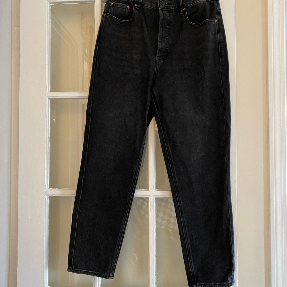 PacSun High-waist black jeans w/ button fly